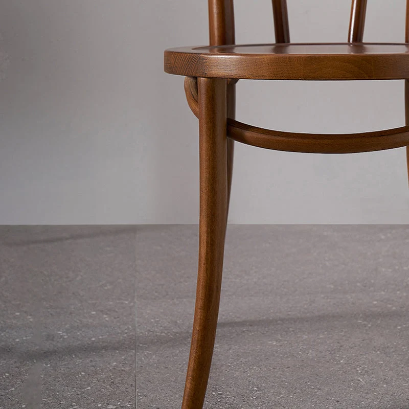 Sedia laterale legno massello Sedia da pranzo moderna per interni Windsor per la casa Clearhalo
