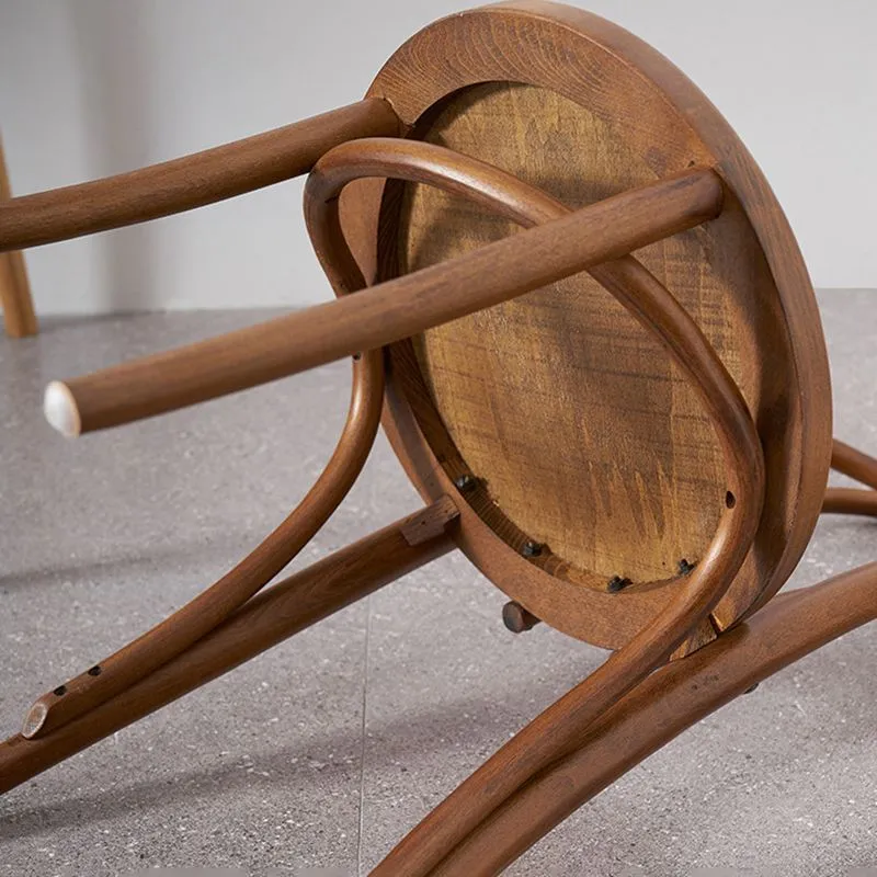 Sedia laterale legno massello Sedia da pranzo moderna per interni Windsor per la casa Clearhalo
