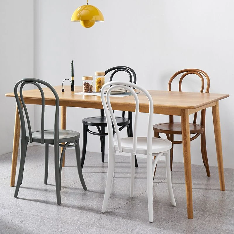 Sedia laterale legno massello Sedia da pranzo moderna per interni Windsor per la casa Clearhalo