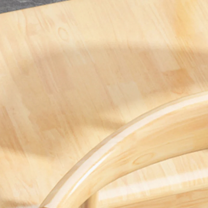 Sedia laterale legno stile moderno sedia senza braccioli con schienale aperto per uso domestico Clearhalo