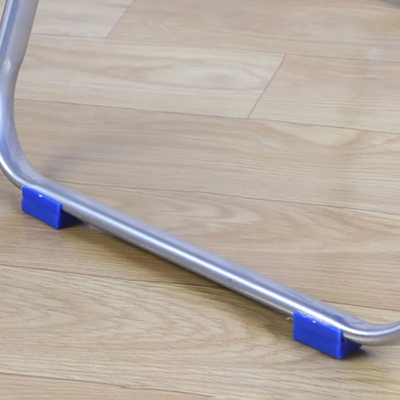 Sedia laterale moderna metallo per interni ed esterni Sedia laterale da pranzo con schienale aperto Clearhalo