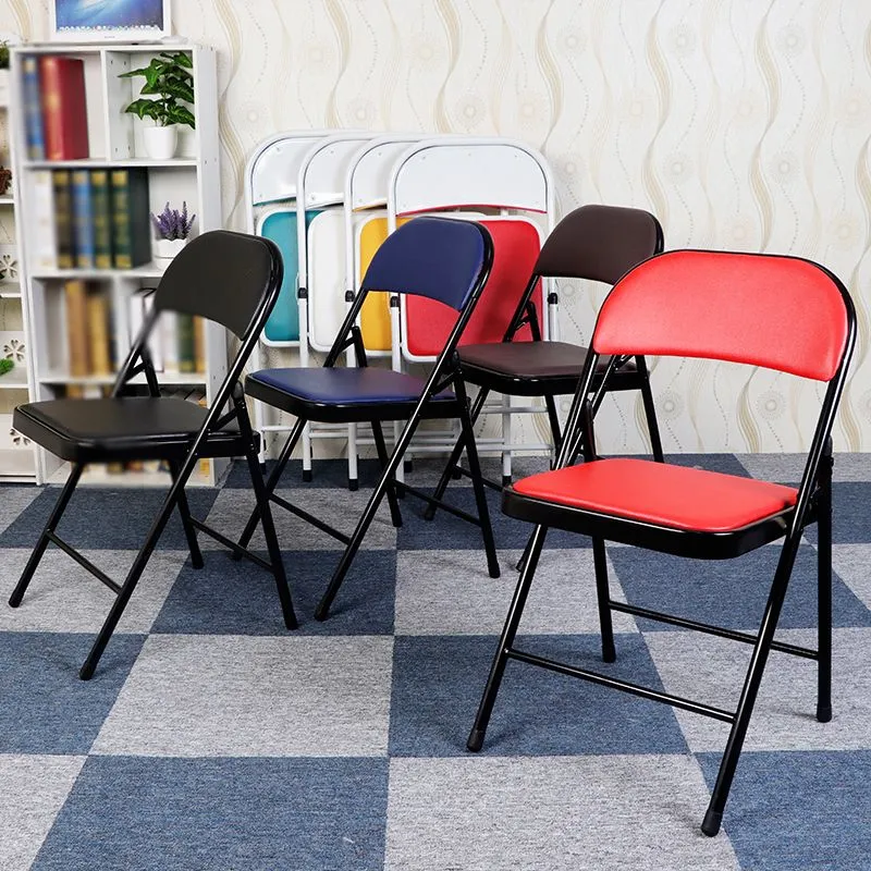 Sedia laterale moderna per la casa metallo per interni ed esterni Sedia laterale da pranzo pieghevole senza braccioli con...