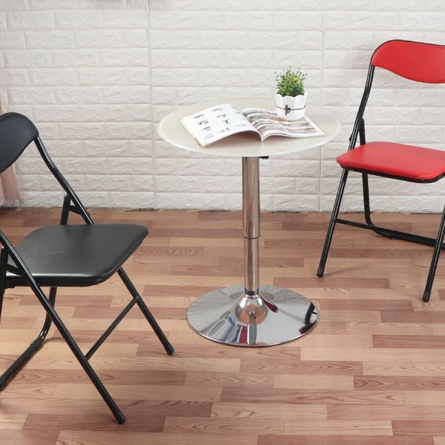 Sedia laterale moderna per la casa metallo per interni ed esterni Sedia laterale da pranzo pieghevole senza braccioli con...