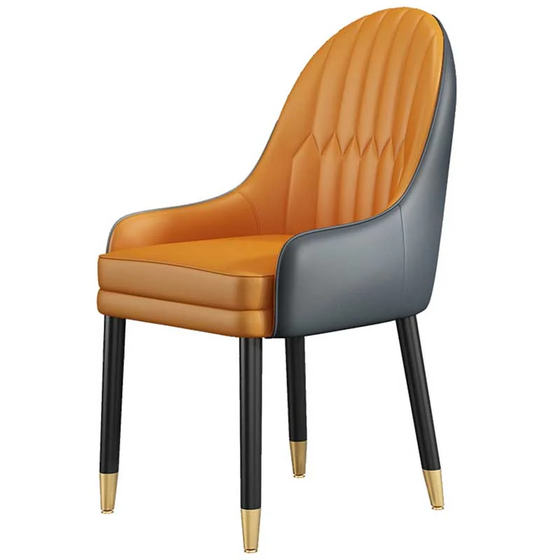 Sedia laterale per la casa contemporanea pelle Sedia Parsons da 21'' di larghezza Clearhalo