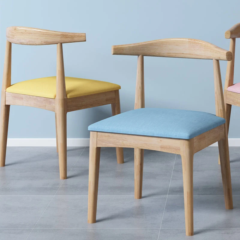 Sedia laterale per interni stile tradizionale Sedia singola imbottita per sala da pranzo con schienale aperto Clearhalo
