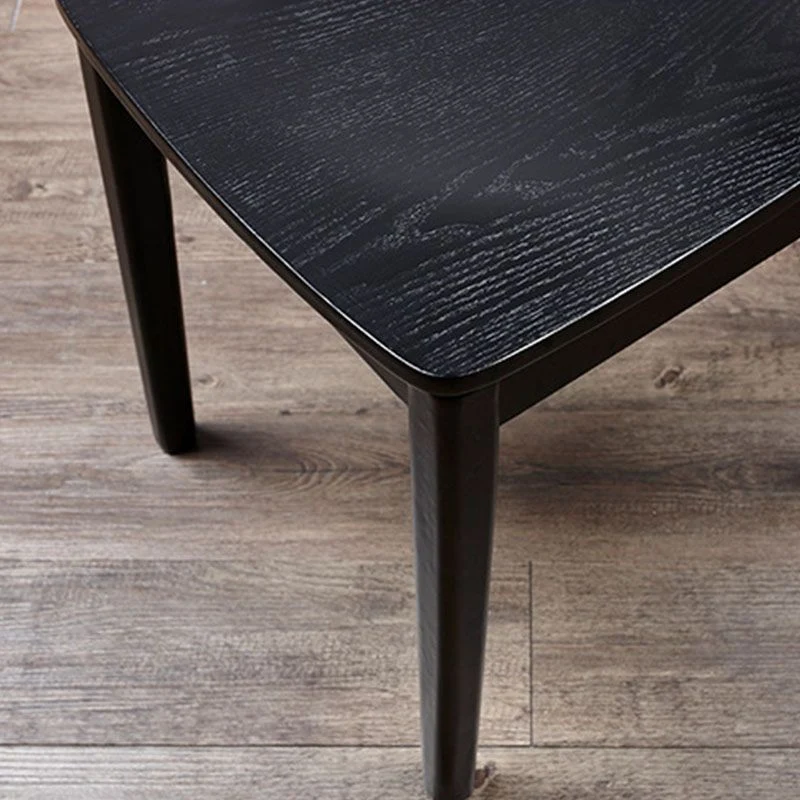 Sedia laterale da pranzo con scaletta per cucina legno, colore nero Clearhalo