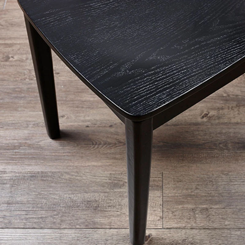 Sedia laterale da pranzo con scaletta per cucina legno, colore nero Clearhalo