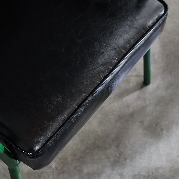 Sedia laterale da pranzo con schienale aperto e bracciolo per sala da pranzo industriale metallo per uso domestico Clearhalo