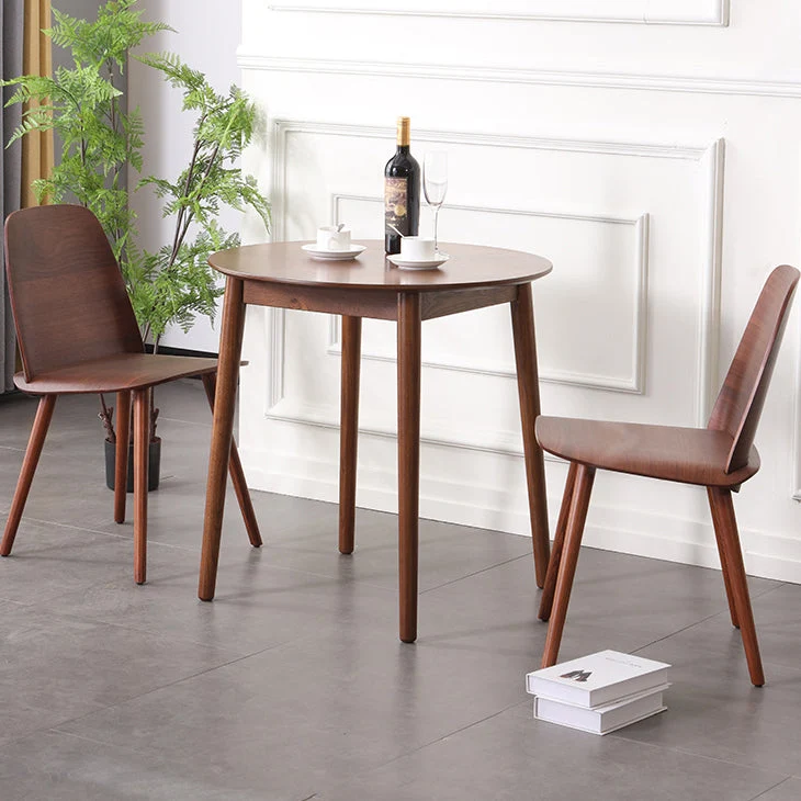 Sedia laterale da pranzo legno stile scandinavo Sedia laterale multicolore per sala da pranzo Clearhalo