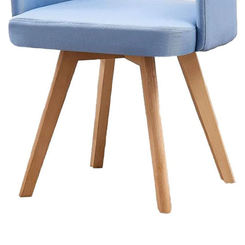 Sedia laterale da pranzo moderna con schienale aperto Sedia laterale tessuto per la casa Clearhalo
