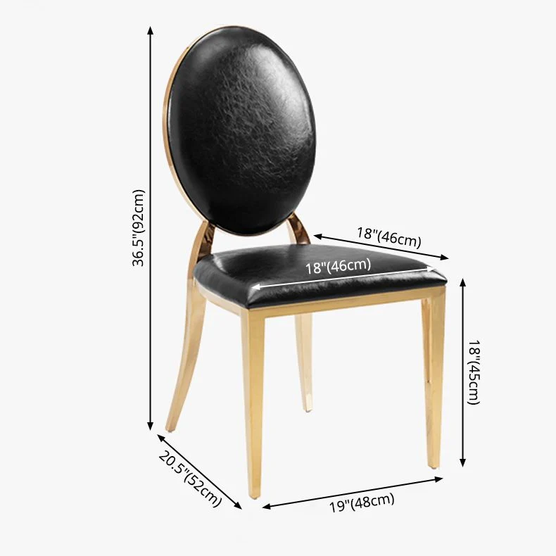 Sedia laterale da pranzo per cucina stile contemporaneo Sedia laterale con schienale King Louis Clearhalo