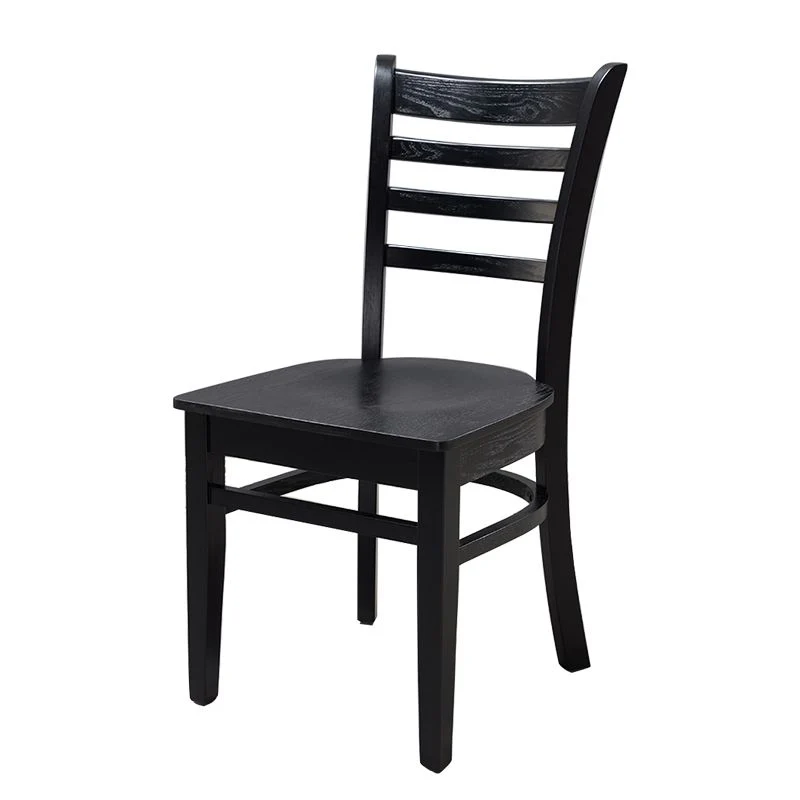 Sedia laterale da pranzo tradizionale legno Sedia con schienale largo 16,5'' per uso domestico Clearhalo