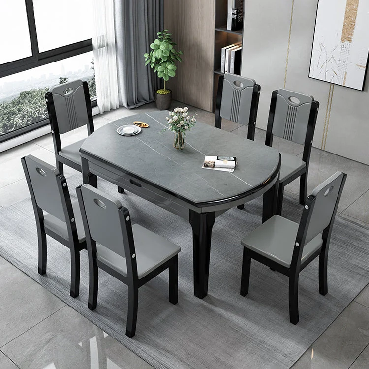 Sedia laterale stile contemporaneo per uso domestico, sedie da pranzo senza braccioli Clearhalo