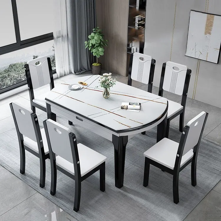 Sedia laterale stile contemporaneo per uso domestico, sedie da pranzo senza braccioli Clearhalo