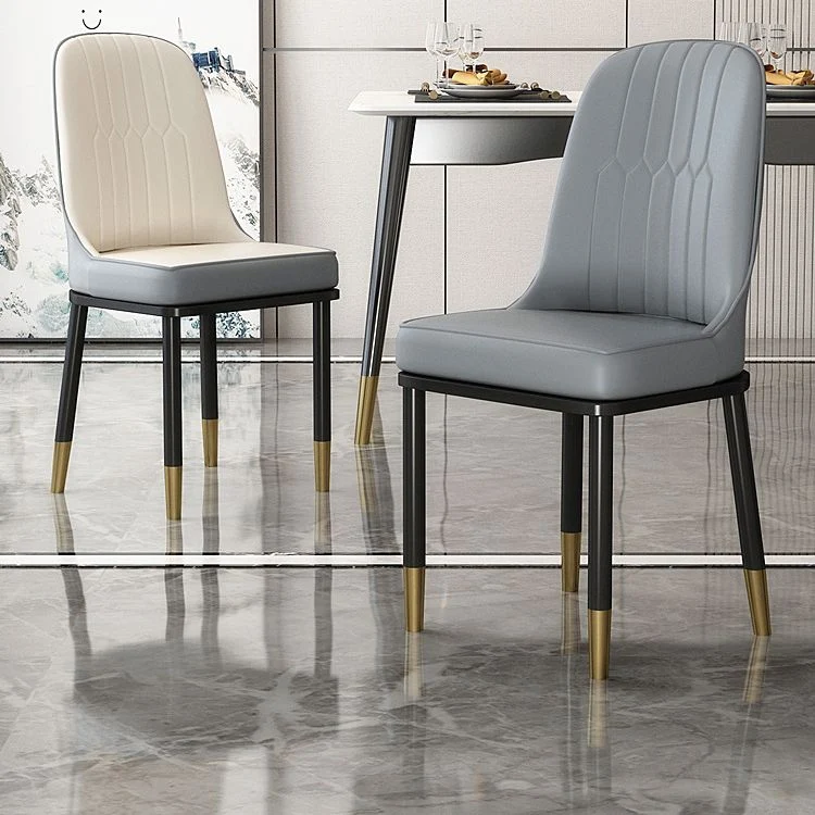 Sedia laterale stile glamour Parsons sedia laterale senza braccioli per cucina Clearhalo