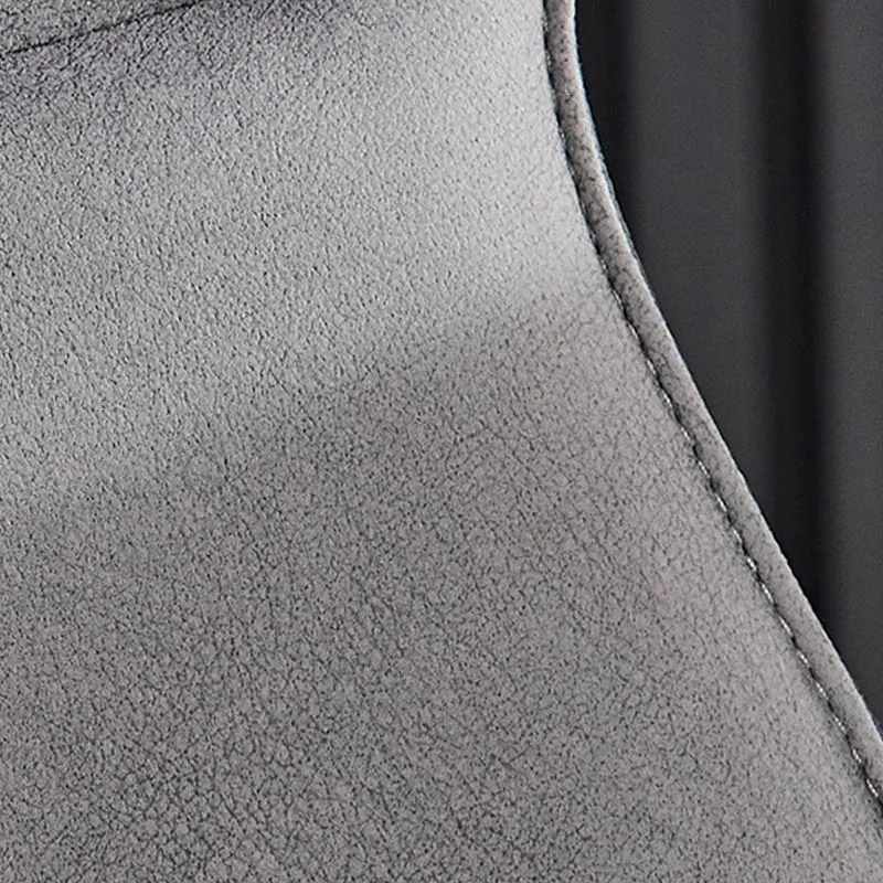 Sedia laterale Wingback Sedia da pranzo da cucina moderna ecopelle Clearhalo