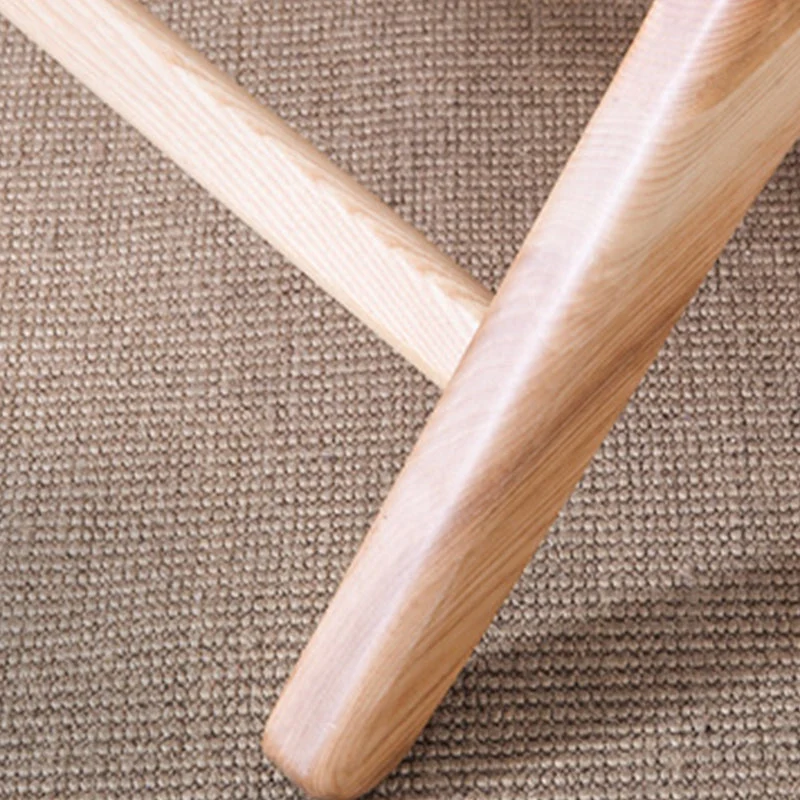 Sedia legno senza braccioli Sedia con accento pantofola Sedia con schienale stretto per soggiorno Clearhalo