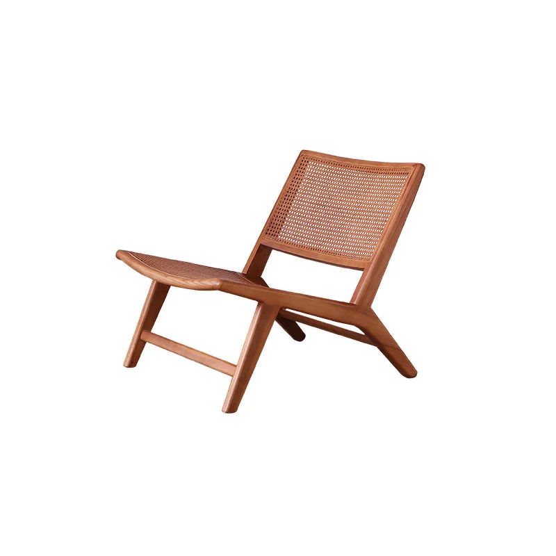 Sedia legno senza braccioli Sedia con accento pantofola Sedia con schienale stretto per soggiorno Clearhalo