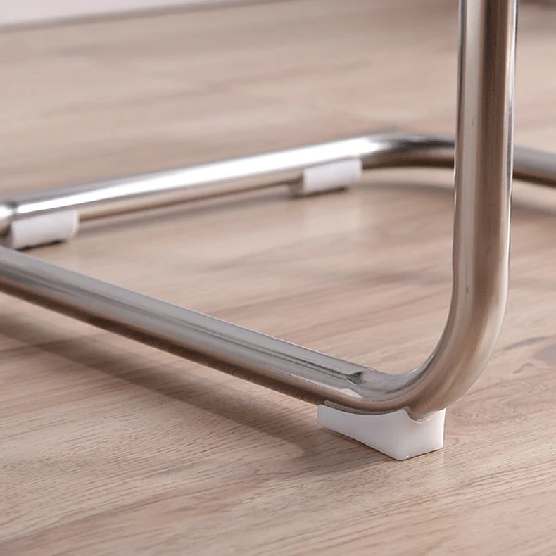 Sedia metallo stile moderno, sala da pranzo, cucina, sedie laterali con schienale aperto Clearhalo