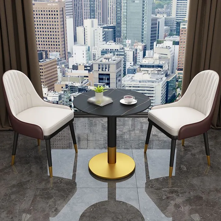 Sedia metallo stile scandinavo per sala da pranzo sedie con schienale Parsons (set di 2) Clearhalo