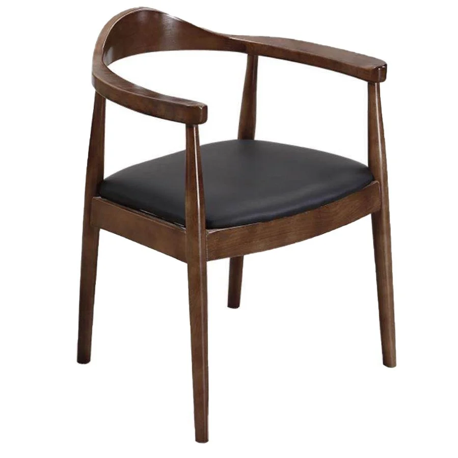 Sedia moderna da cucina e sala da pranzo legno massello. Sedia laterale da pranzo con schienale aperto Clearhalo