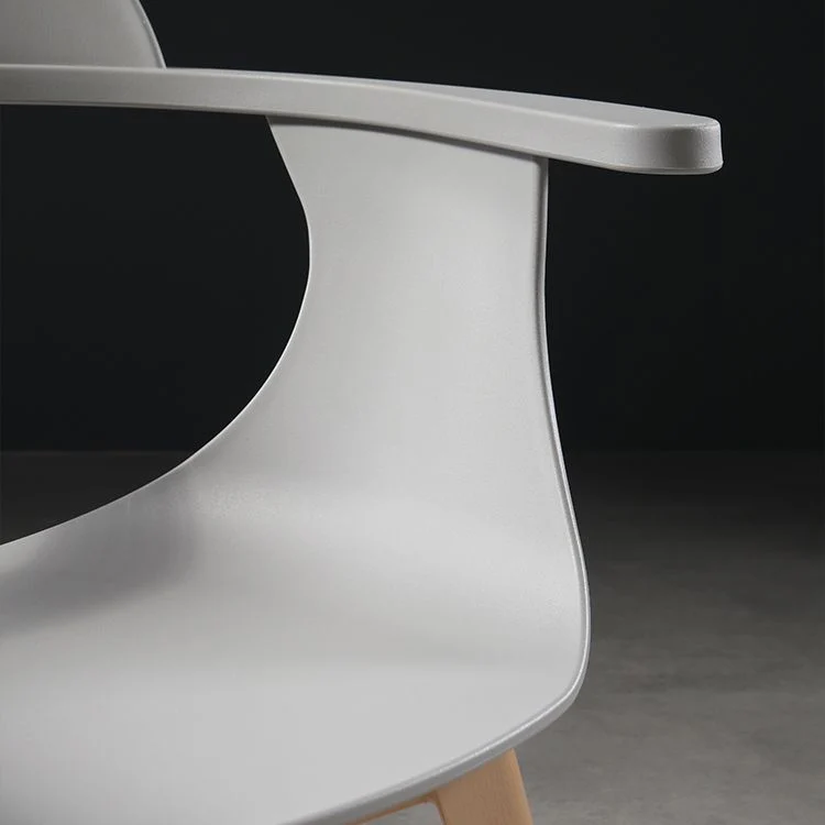 Sedia moderna da pranzo con schienale aperto e gambe metallo per cucina Clearhalo