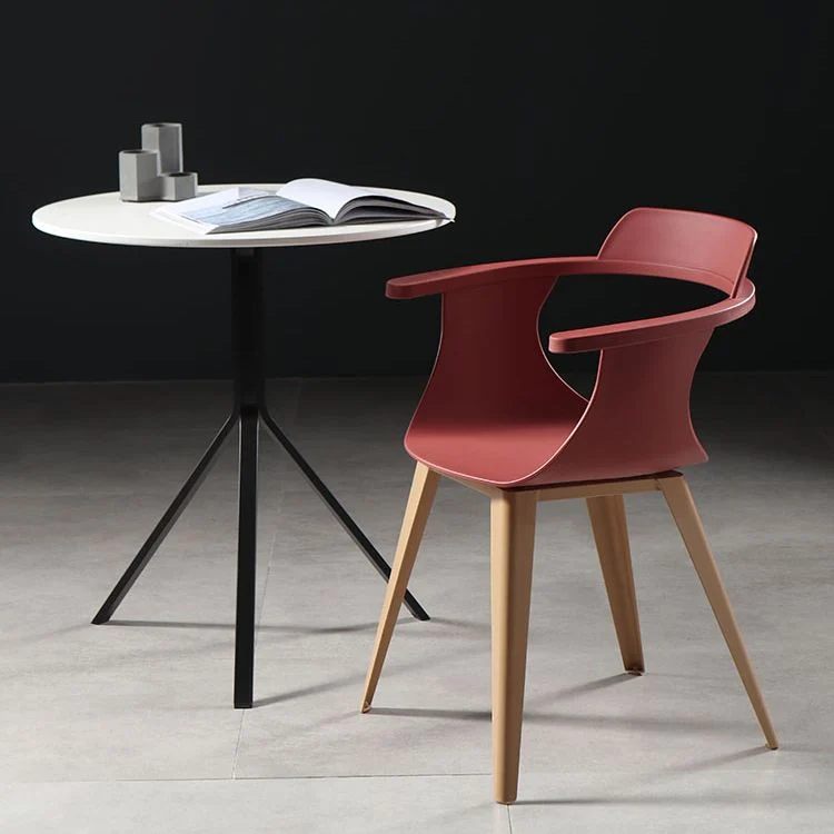 Sedia moderna da pranzo con schienale aperto e gambe metallo per cucina Clearhalo