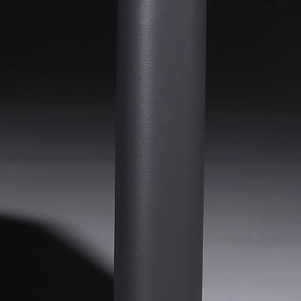 Sedia moderna da sala da pranzo pelle, sedia laterale metallo senza braccioli per uso domestico Clearhalo