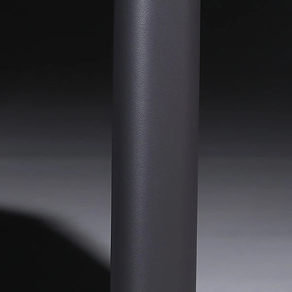 Sedia moderna da sala da pranzo pelle, sedia laterale metallo senza braccioli per uso domestico Clearhalo