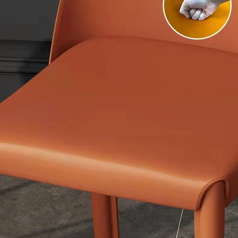 Sedia Parsons Chair moderna contemporanea per interni ed esterni pelle Clearhalo