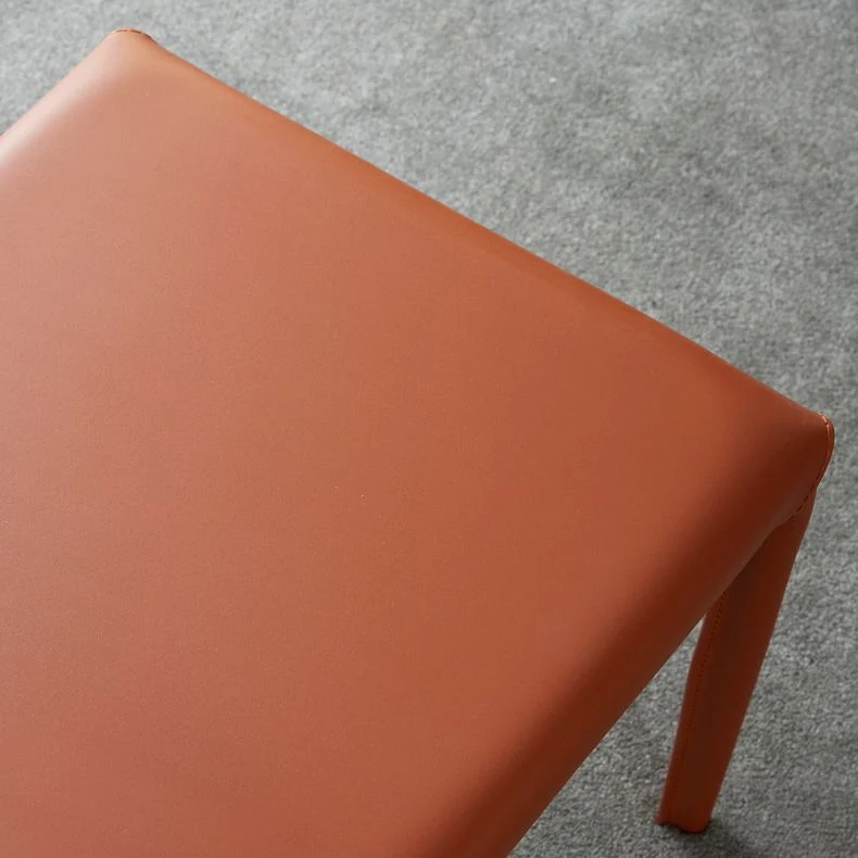 Sedia Parsons Chair pelle moderna contemporanea per interni ed esterni Clearhalo