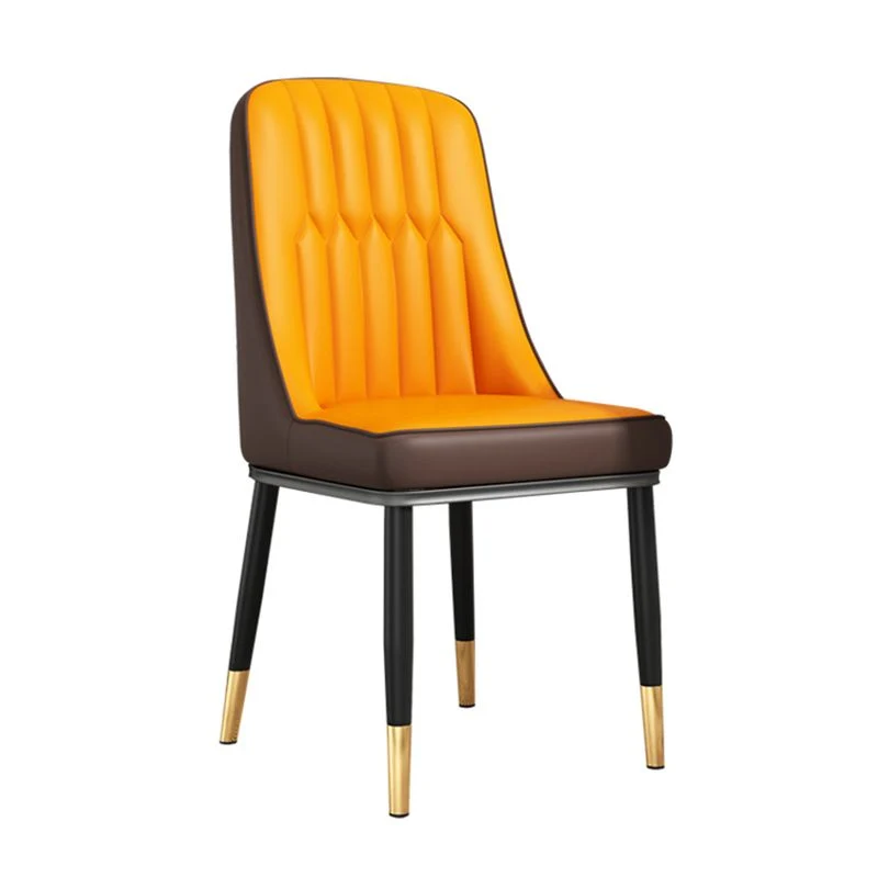 Sedia Parsons stile moderno Sedie pelle PU per sala da pranzo Clearhalo