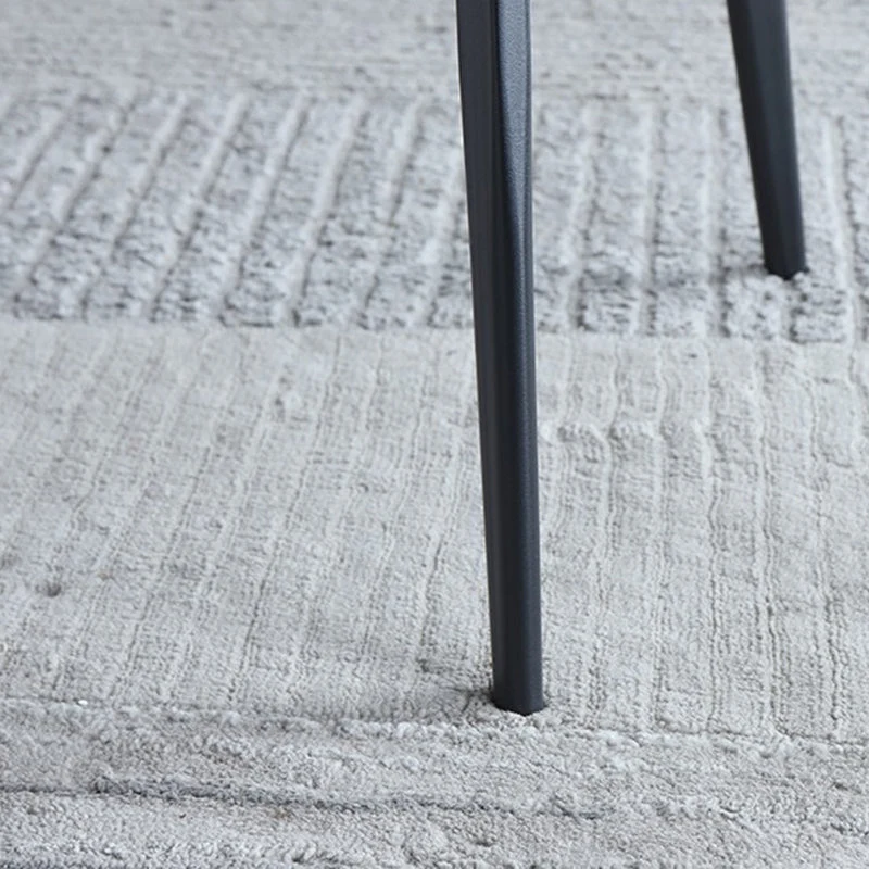 Sedia pelle stile moderno Sedia Parsons senza braccioli con gambe metallo per cucina Clearhalo