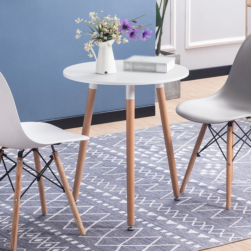 Sedia per sala da pranzo da cucina scandinava legno. Sedia laterale con schienale aperto Clearhalo