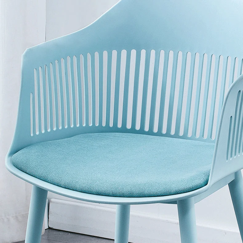 Sedia plastica Poltrona da pranzo per cucina stile scandinavo Clearhalo