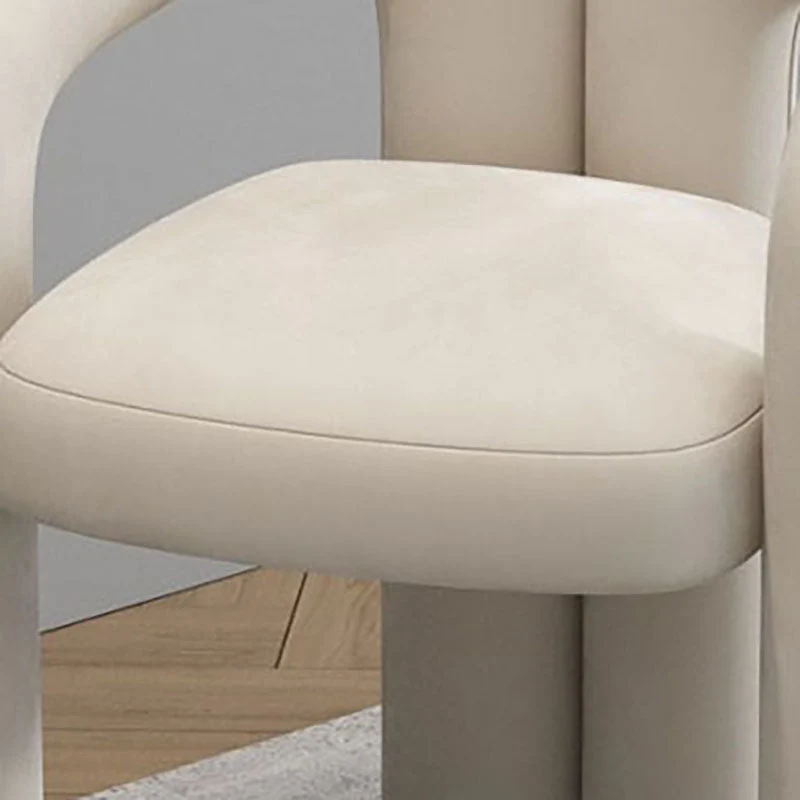Sedia da pranzo con finitura opaca Poltrona da ristorante velluto stile designer Clearhalo