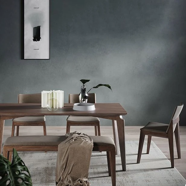 Sedia da pranzo con schienale massiccio e sedia laterale imbottita per ristorante contemporaneo Clearhalo