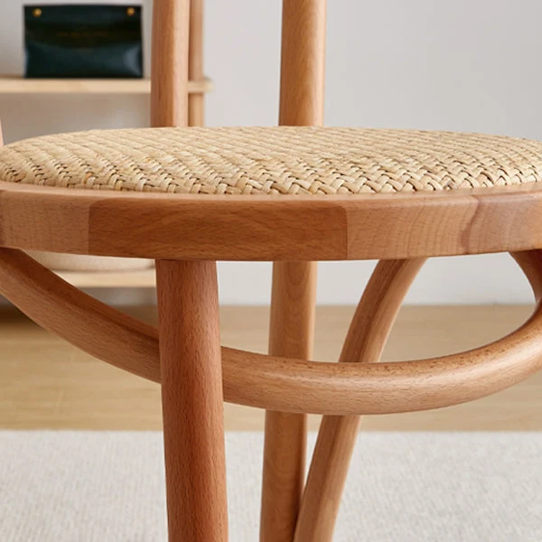Sedia da pranzo con schienale Windsor legno massello stile glamour per la casa Clearhalo