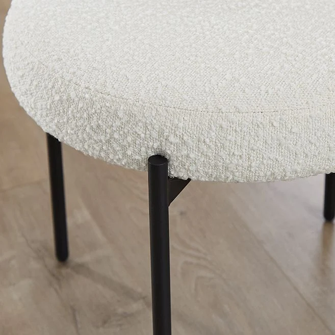 Sedia da pranzo contemporanea con accento Sedia senza braccioli con imbottitura Clearhalo