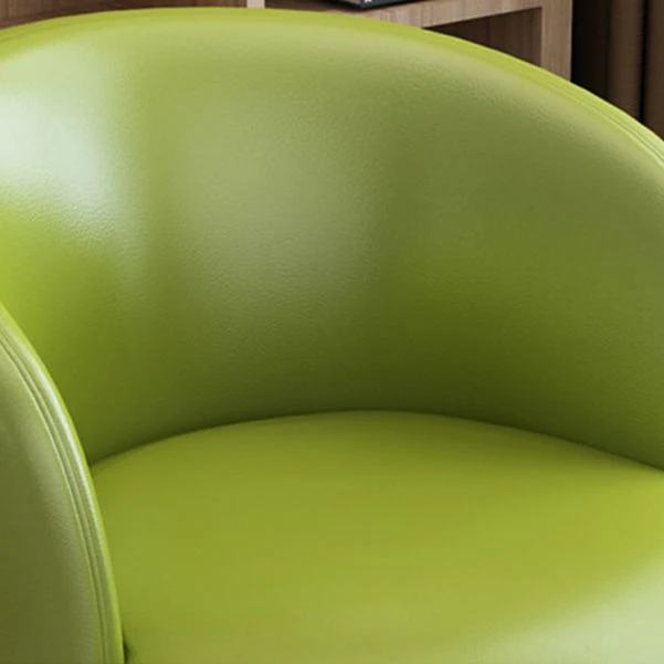 Sedia da pranzo contemporanea ecopelle con 4 gambe con schienale massiccio e finitura opaca Clearhalo