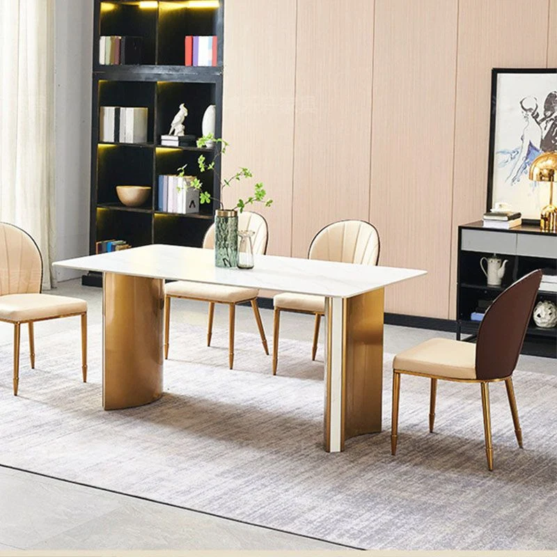 Sedia da pranzo contemporanea ecopelle Parsons Side Chair bianco Clearhalo