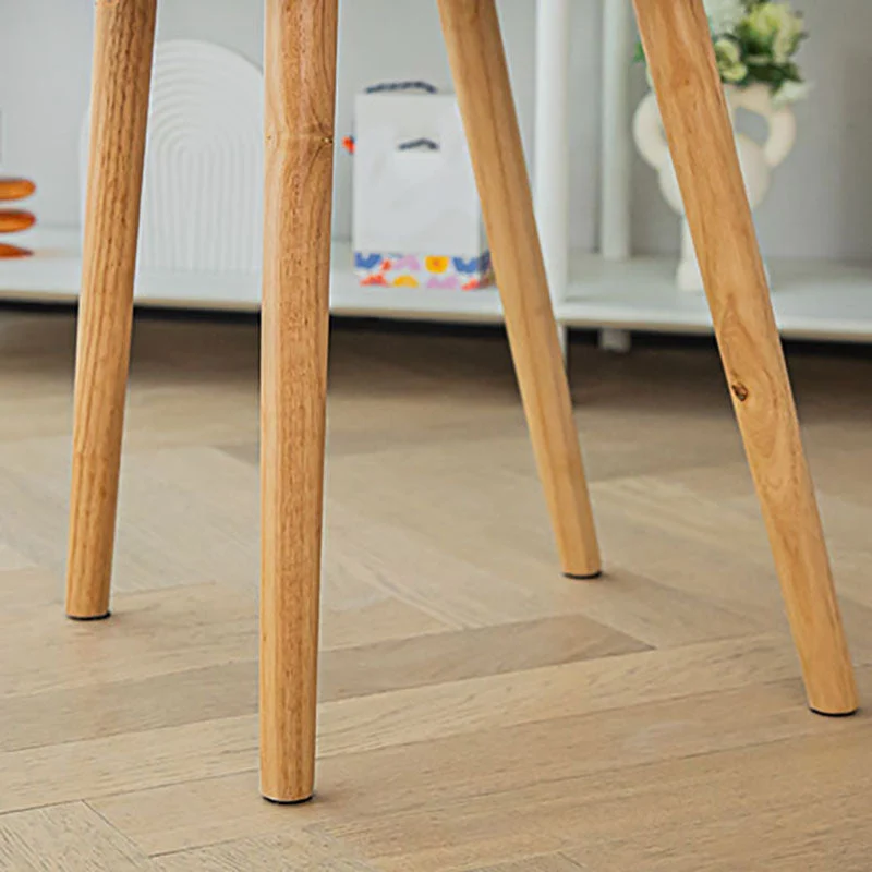 Sedia da pranzo contemporanea legno massello con schienale doghe per cucina Clearhalo