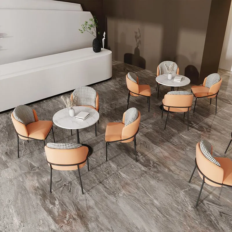 Sedia da pranzo contemporanea per la casa Sedia da sala da pranzo Parsons Clearhalo