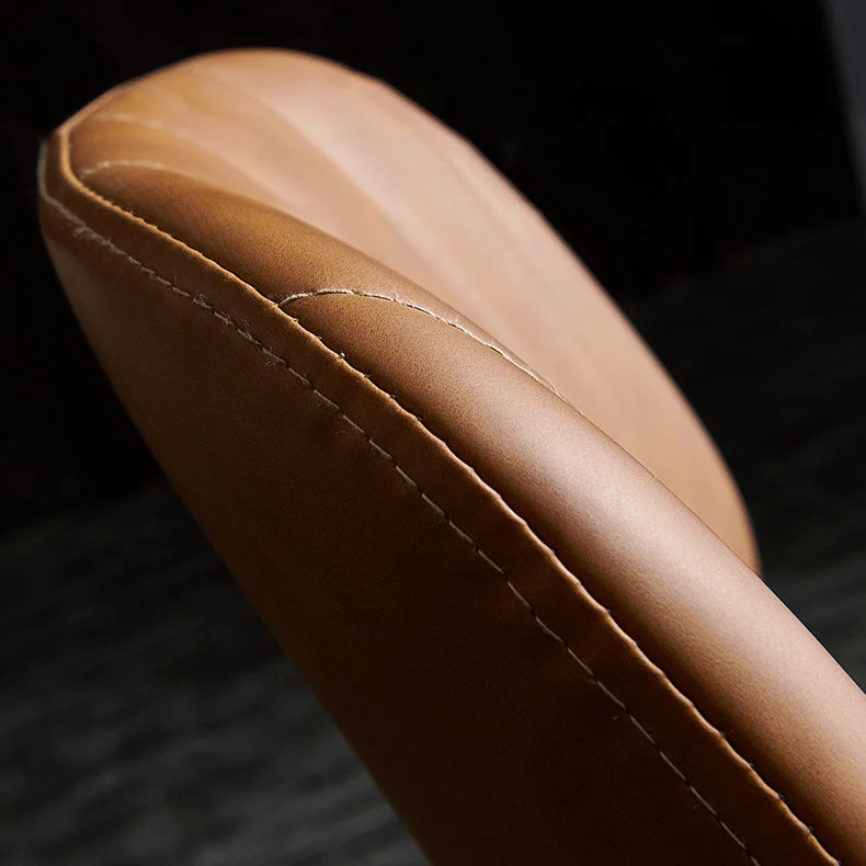 Sedia da pranzo contemporanea Sedia con schienale laterale metallo senza braccioli per cucina Clearhalo