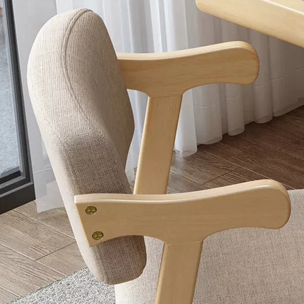 Sedia da pranzo contemporanea Sedie laterali da pranzo legno massello con schienale aperto Clearhalo