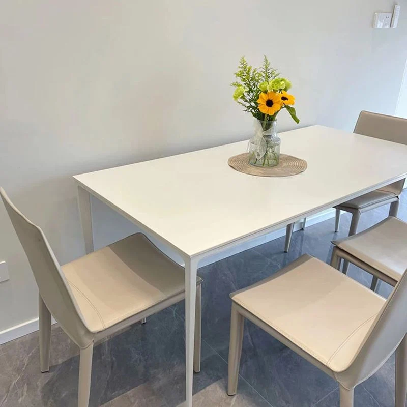 Sedia da pranzo ecopelle Sedie da pranzo laterali contemporanee per la casa Clearhalo