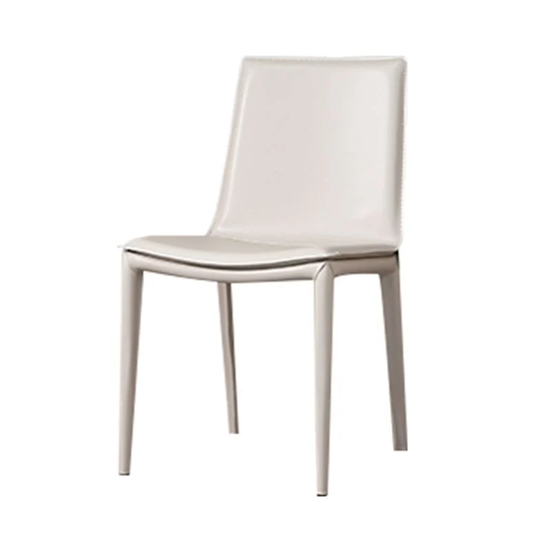 Sedia da pranzo ecopelle Sedie da pranzo laterali contemporanee per la casa Clearhalo