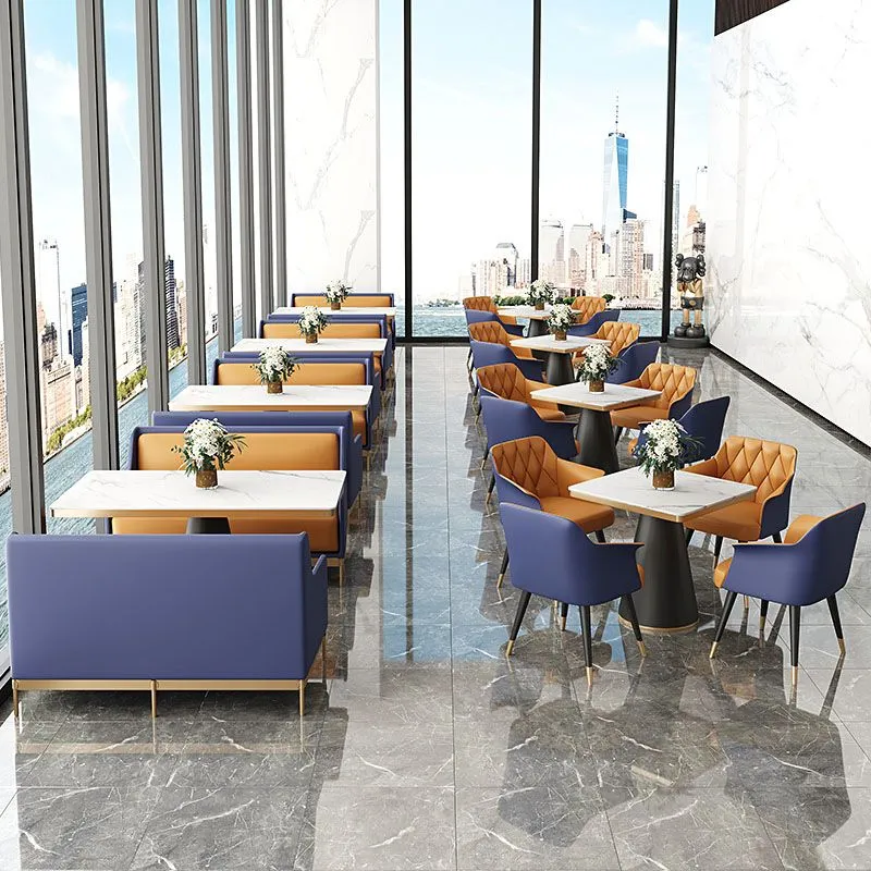 Sedia da pranzo Glam ecopelle con braccioli metallo per uso ristorante Clearhalo