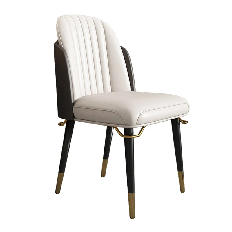 Sedia da pranzo imbottita Glam Sedia da pranzo Parsons Clearhalo