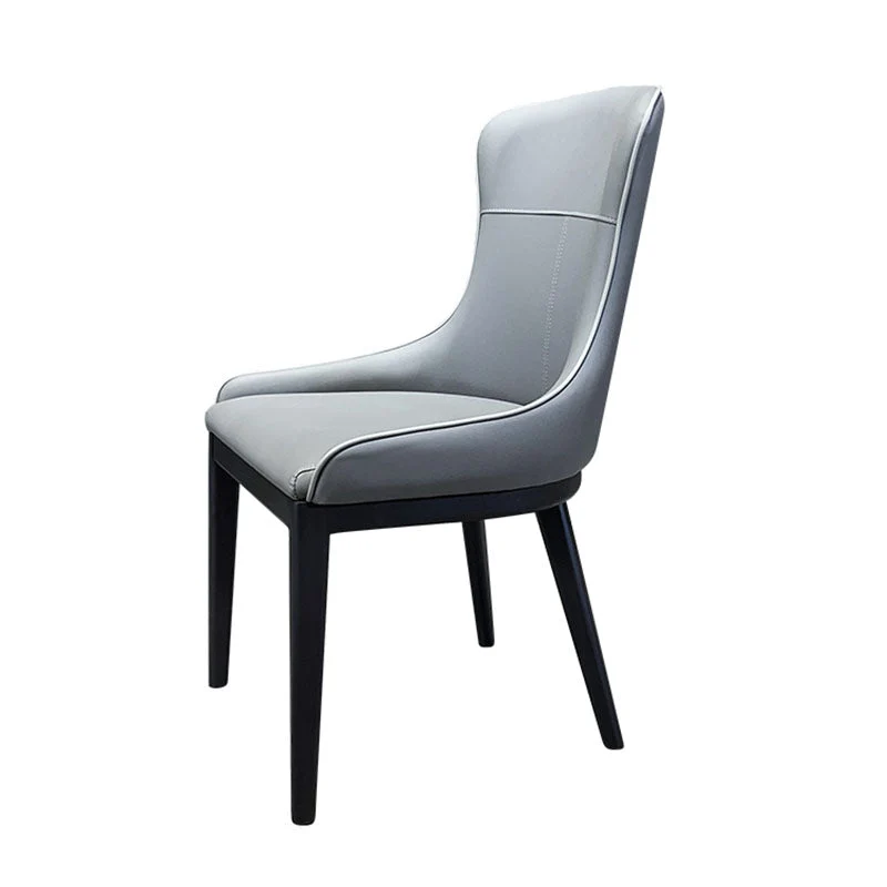 Sedia da pranzo imbottita legno stile moderno Parsons Chair con Clearhalo